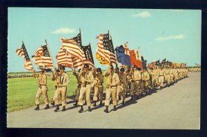 Camp Drum, New York/NY Postcard, On-Parade, National Guard, US Army