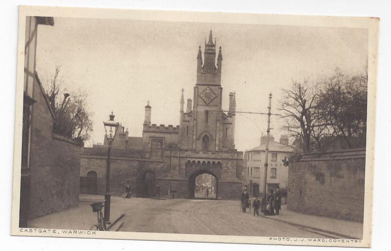 UK England St Peter Chapel above Eastgate Warwick J.J. Ward Photo Vtg Postcard