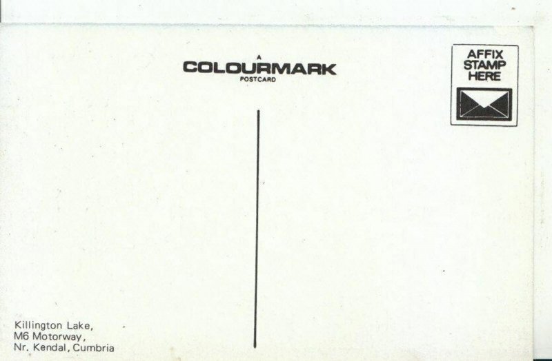 Cumbria Postcard - Killington Lake - Near Kendal - Ref 14375A