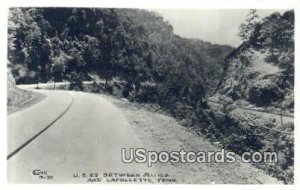Real Photo - US 25, Jellico - Lafollette, Tennessee