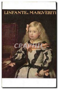 Old Postcard The Infanta Margarita BVelasquez