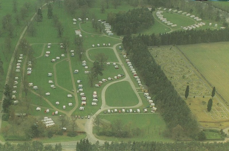 Callander Gart Caravan Park Camping Site Scottish Postcard