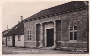 Hans Andersen Museum Odense Denmark Real Photo Postcard