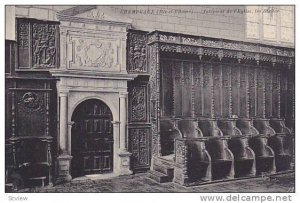 CHAMPEAUX, Interiur de l'Eglise, les Stalles, Ille et Vilaine, France, 00-10s