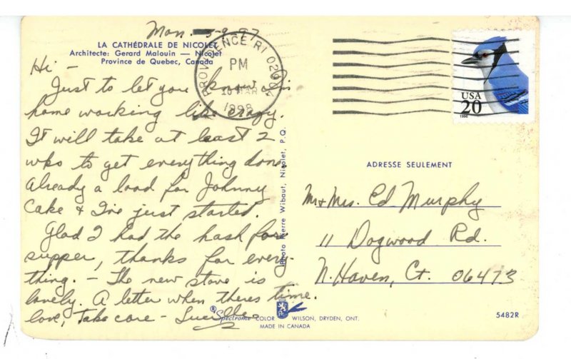 Canada - Quebec, Nicolet. La Cathedrale de Nicolet