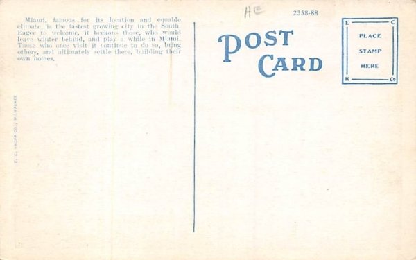 Causeways from Venetian Hotel Miami, Florida