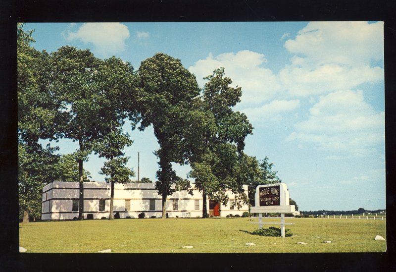 Salisbury, Maryland/MD Postcard, Moose Home, Salisbury Lodge #654