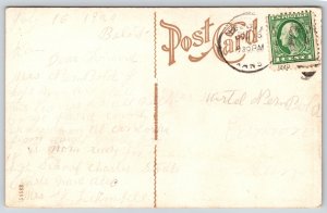 Concordia Kansas~Junior High School Building~1920s Postcard