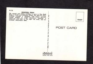 TX One Shell Plaza Bldg, Houston, Texas Postcard