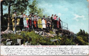 Top Of Eagle Rock Orange Mountain New Jersey Vintage Postcard C099