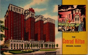 Linen Postcard Boulevard Room at Conrad Hilton Hotel in Chicago, Illinois