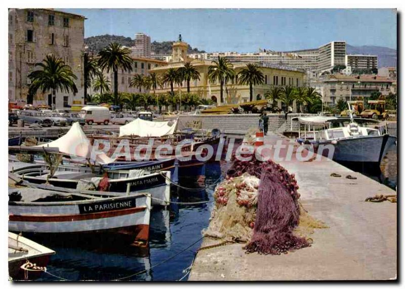 Modern Postcard Ile de Beaute Paradis summer Ajaccio Port