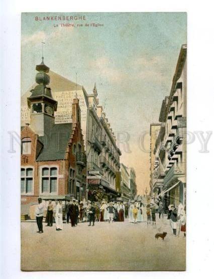 158301 Belgium BLANKENBERGHE Theatre rue l'Eglise BAZAR OLD PC