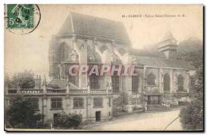 Elbeuf St Aubin - L & # 39Eglise Saint Etienne - Old Postcard