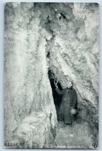 Argentina Postcard The Ice Palace On Line of Argentine Central RY c1930's