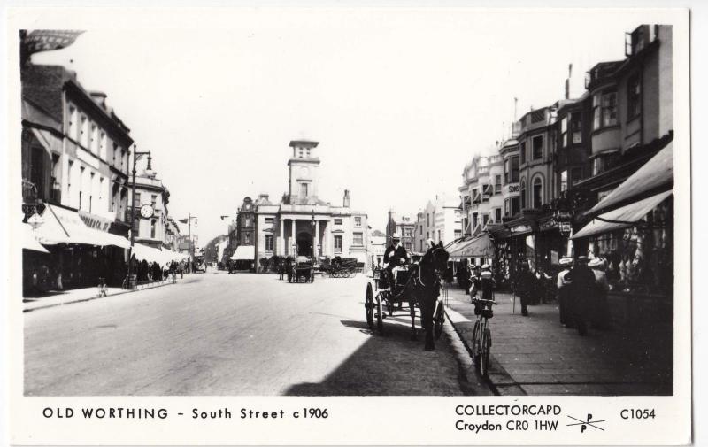 Sussex; Old Worthing, South St c 1906 No C1054 RP PPC By Pamlin 