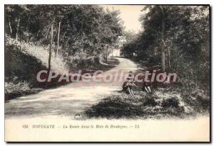 Old Postcard Houlgate the road in the Bois de Boulogne