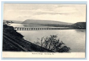 c1905 View Of Rockville Bridge Harrisburg Pennsylvania PA Antique Postcard