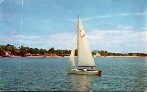 New York Long Island Sailing Paradise 1957