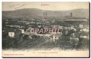 Pamiers - Vue Generale - Old Postcard