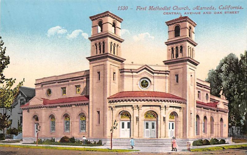 First Methodist Church Central Avenue and Oak Street Alameda California  