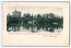 Štrbské Pleso Slovakia Postcard Csorba Restoration Und Villa Szentivanyi 1900