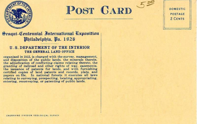 PA - Philadelphia. Sesqui-Centennial International Exposition. Dept. of the I...