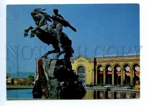 498672 USSR 1978 Armenia Yerevan monument David Sasun buses Bogdanov stationery