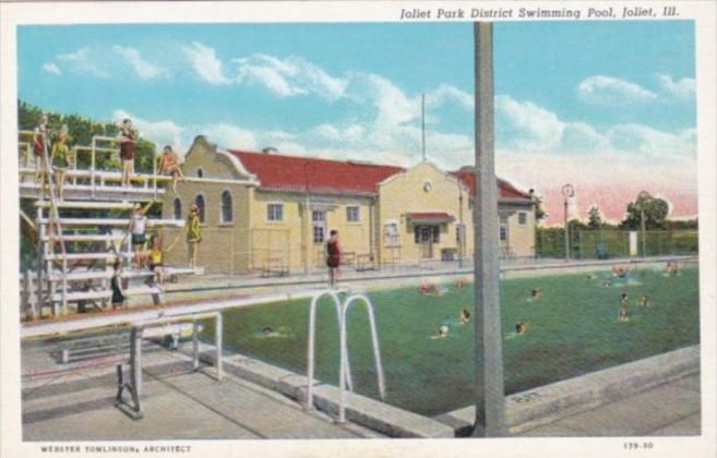 Illinois Joliet Park District Swimming Pool Curteich