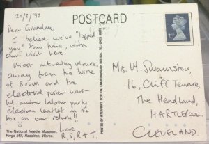 England National Needle Museum Forge Mill Redditch - posted 1992