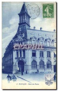 Old Postcard Alencon Hotel des Postes