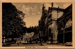 Czech Republic Marianske Lazne Krizova Kolonada Marienbad Postcard  09.12