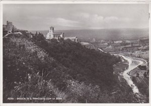 Italy Assisi Basilica di San Francesco con la Selva