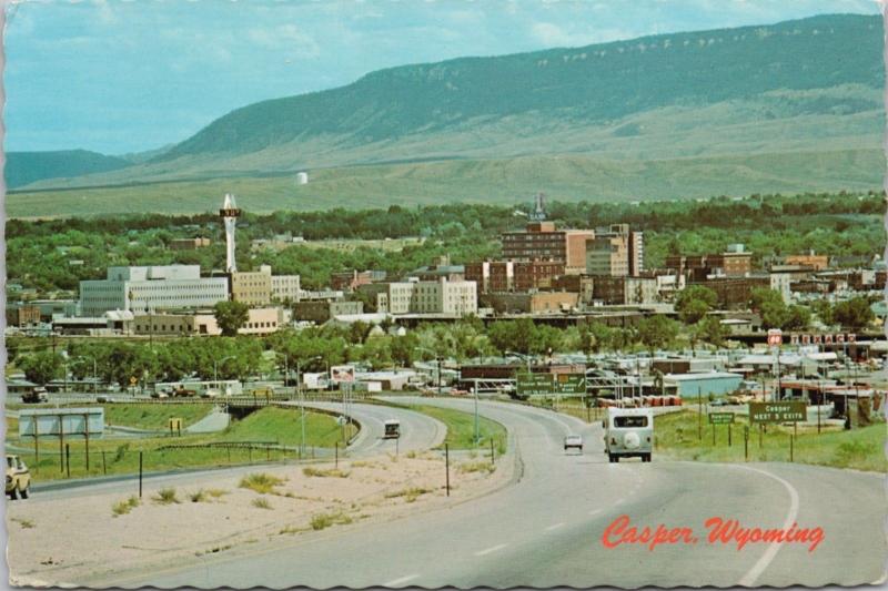 Casper Wyoming WY Casper Mountain Unused Vintage Postcard D44