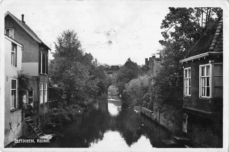 US3320 Netherlands Zutphen Ruine River Bridge Pont