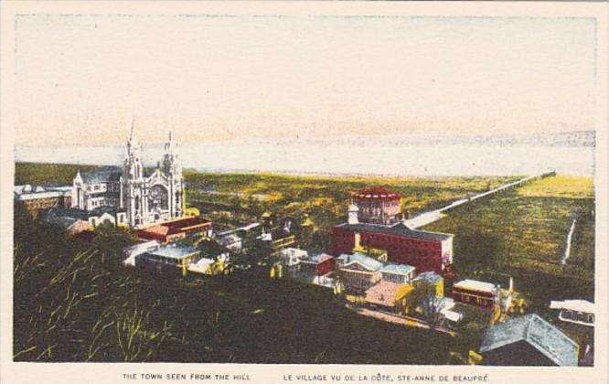 Canada Ste Anne de Beaupre Seen From The Hill