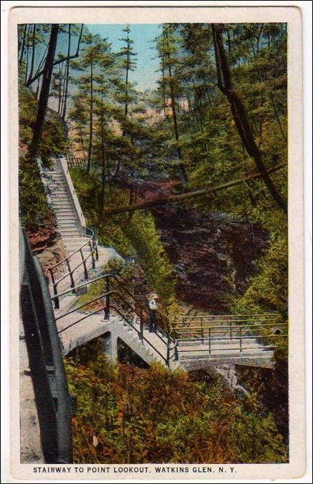 Stairway to Point Lookout, Watkins Glen NY