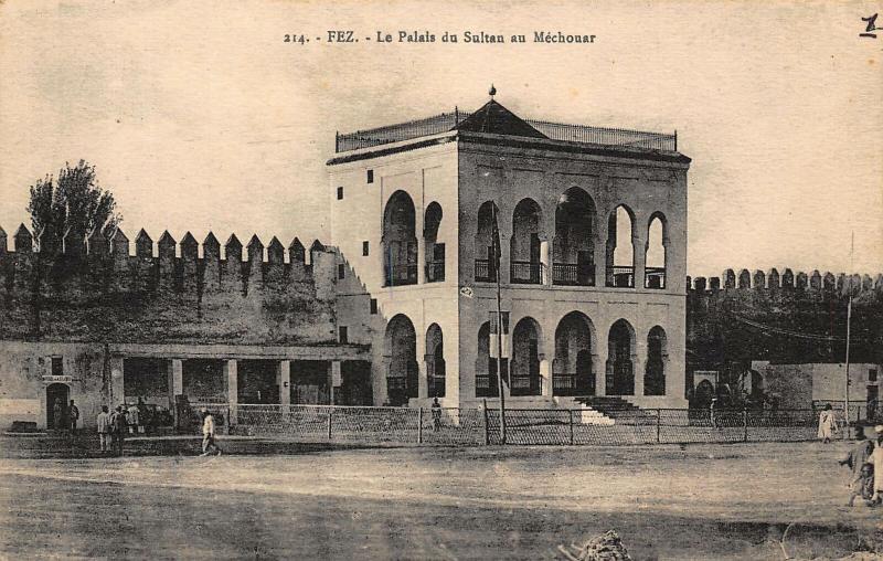 Morocco Fez Le Palais Du Sultan Au Mechouar Palace Postcard - 
