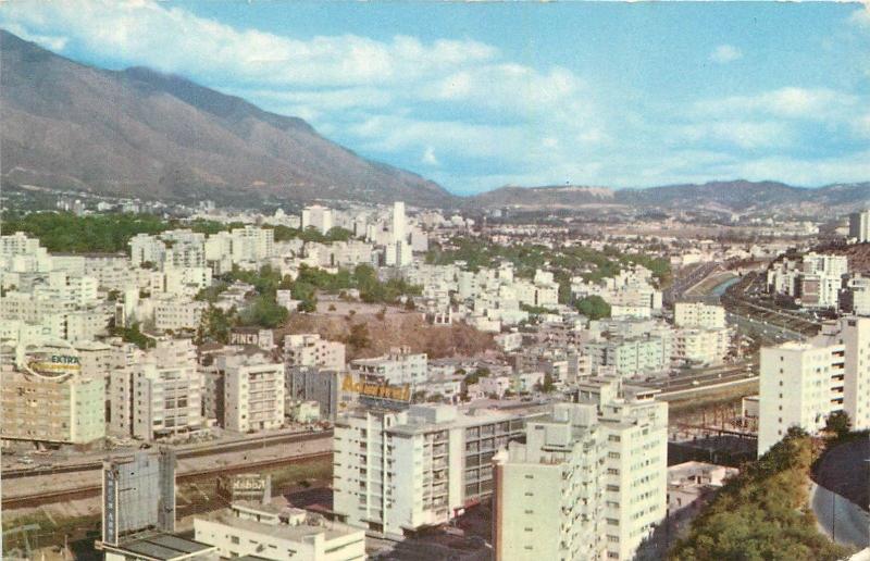 Venezuela Caracas Bello Monte autostopista del este highway & panorama