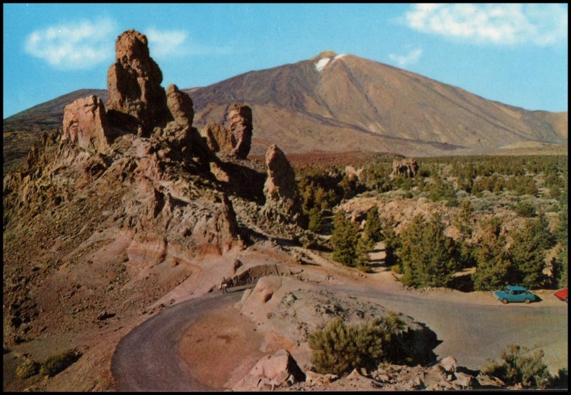 Spain Post card - Peak of Teide Volocano, Tinerfe, unused