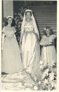 Vintage brides King Albert II & Queen Paola of Belgium 1959 wedding bridesmaids