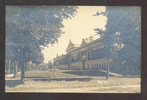 RPPC LACON ILLINOIS UNION SCHOOL BUILDING VINTAGE REAL PHOTO POSTCARD