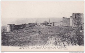 The Bulwarks At The East And The Chain Tower, Salonique (Salonica), Greece, 1...