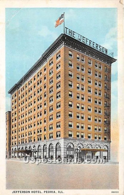 Jefferson Hotel - Peoria, Illinois IL  