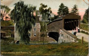 Postcard Bridge at Berkley above Reading, Pennsylvania