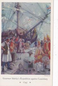 Massachusetts Boston Governor Shirleys Expedition Mural New England Mutual Li...