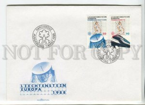 446043 Liechtenstein 1988 year FDC Europa CEPT