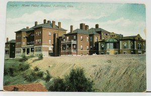 Ohio Miami Valley Hospital Dayton Ohio to New Danville Pa c1910 Postcard I13