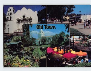 Postcard Old Town, San Diego, California