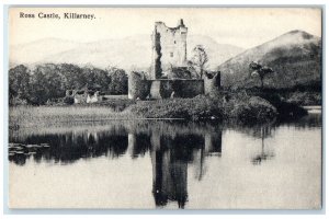 c1910 River Scene Ross Castle Killarney Ireland Antique Unposted  Postcard